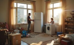 Preparing appliances before movers in UAE