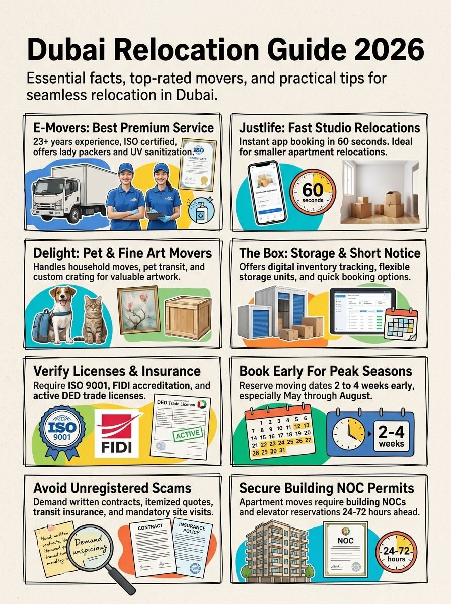 Best Movers in Dubai (2026 Complete Guide)