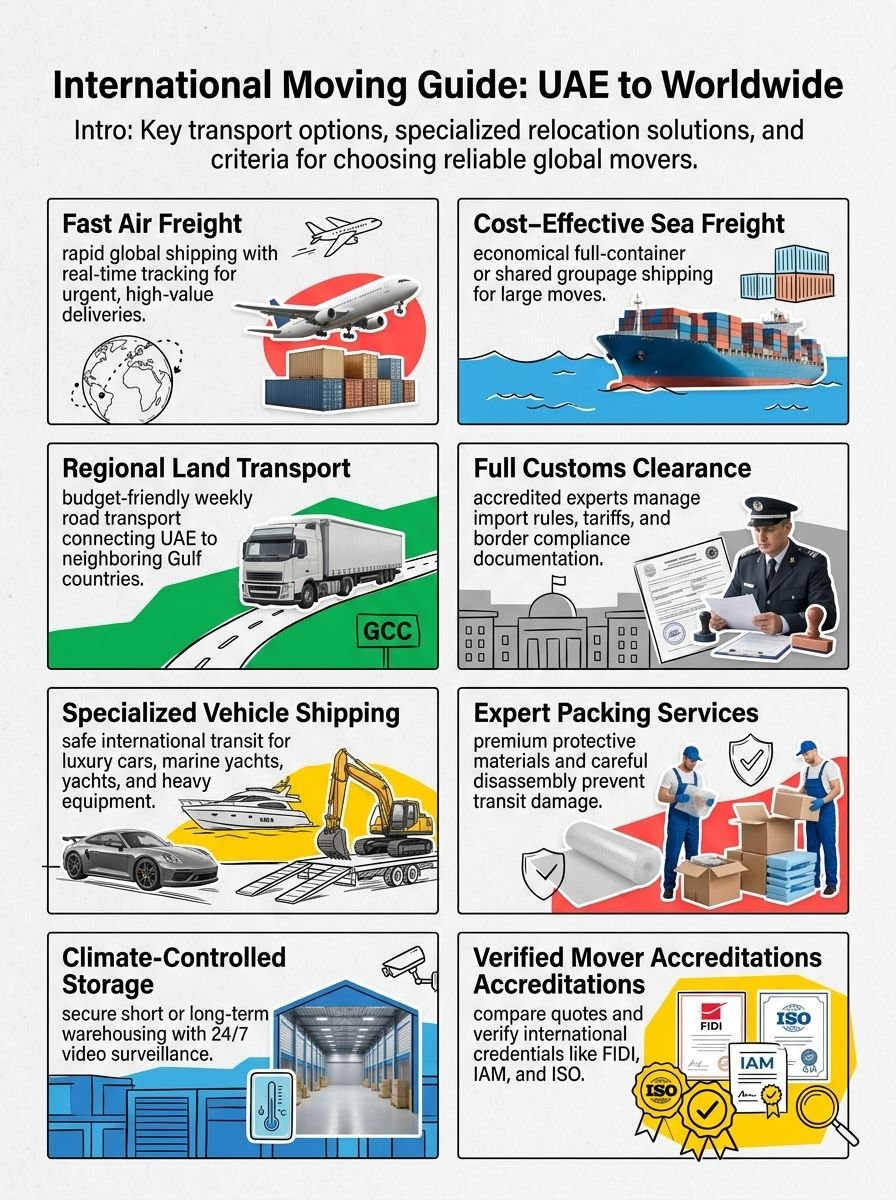 International Moving Companies in the UAE
